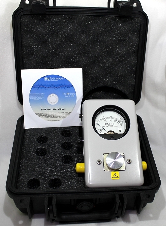 Bird 43 Thruline RF Wattmeter w/Case